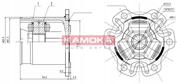 COUDE KAMOKA 8709 7M3498103 photo 7 - milautoparts-fr.ukrlive.com