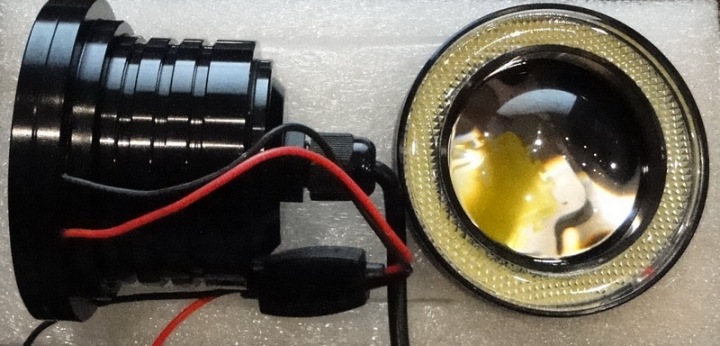 ROULEMENT EYE 2,5'' FOG PUISSANCE LED FEUX CONDUITE DIURNE