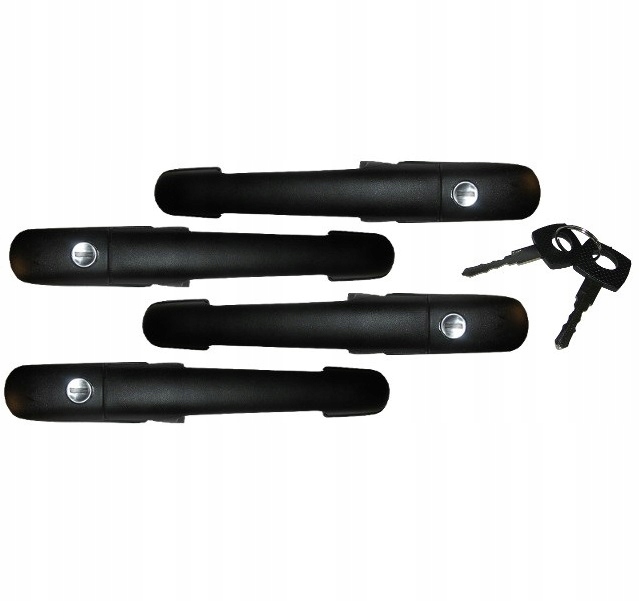 SET HANDLES DOOR 4 HANDLES LININGS LOCKS VOLKSWAGEN LT28 LT35 LT46 96-06 photo 1 - milautoparts-fr.ukrlive.com