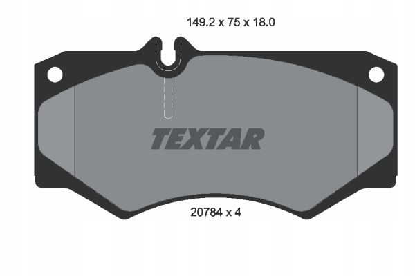 SABOTS DE FREIN TEXTAR AVANT - MERCEDES G W460 W461 W463 photo 2 - milautoparts-fr.ukrlive.com