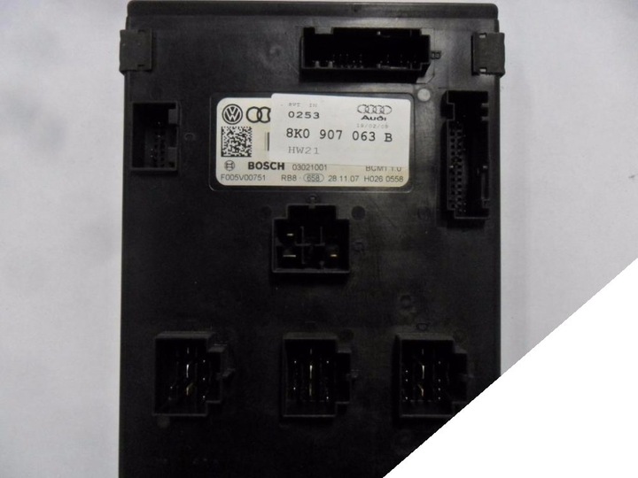 AUDI A4 CONTROL UNIT MODULE COMFORT 8K0907063B photo 1 - milautoparts.fr