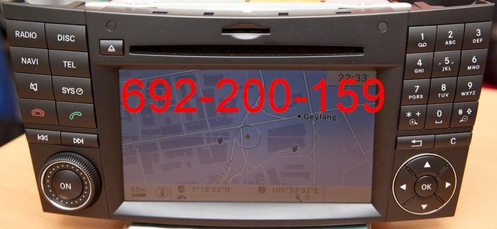 NAVIGATION COMAND MERCEDES E CLS W211 W219 POLISH MENU JAPONIA USA photo 1 - milautoparts-fr.ukrlive.com