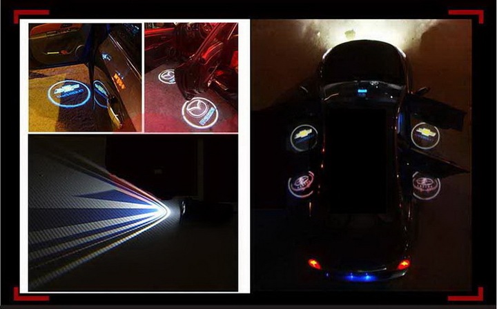 LUMIÈRE LED POWITALNE LOGO AUDI PROJECTEUR CREE MAX photo 6 - milautoparts-fr.ukrlive.com