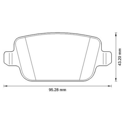 PADS CERAMIC JURID WHITE REAR FORD KUGA I photo 2 - milautoparts-fr.ukrlive.com