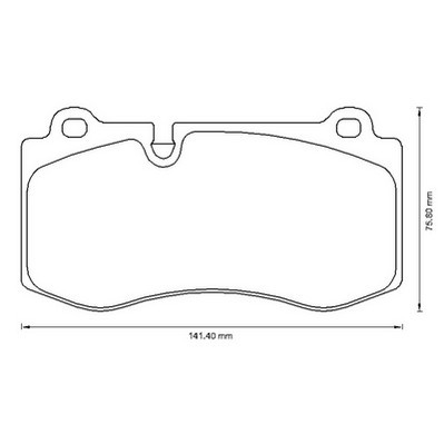 PADWITH CERAMIC JURID WHITE MERCEDEWITH WITH W221 photo 2 - milautoparts-fr.ukrlive.com