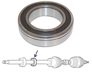 BEARING SUPPORT HALF-AXLE VOLVO S60 S80 V60 XC90 V70 photo 1 - milautoparts-fr.ukrlive.com