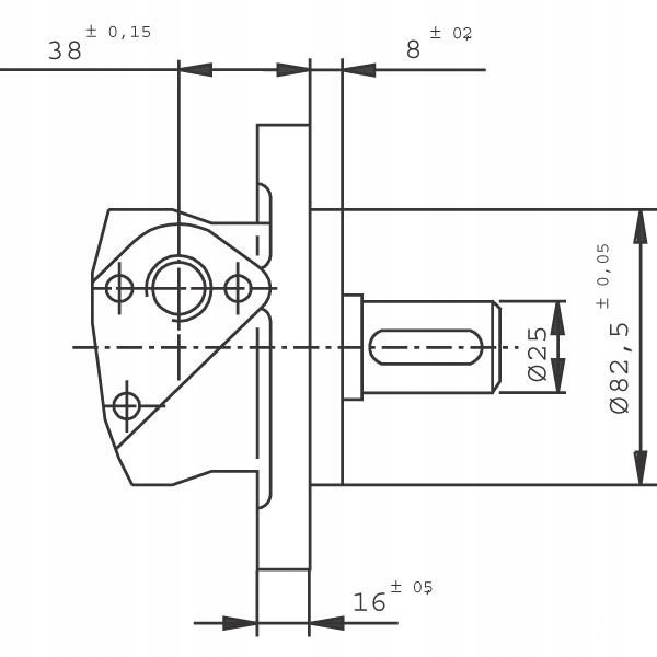 MOTEUR HYDRAULIQUE ORBITALNY BMP100 SMP100 FI-25M photo 2 - milautoparts-fr.ukrlive.com