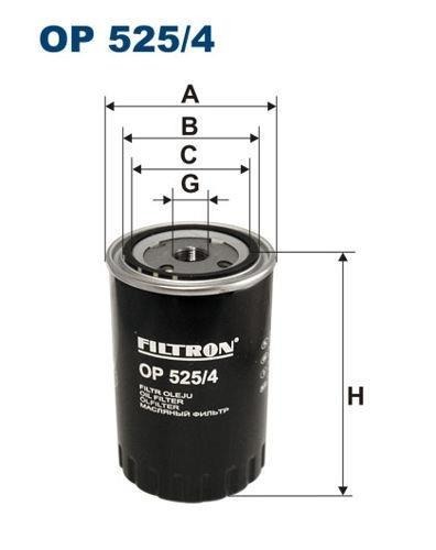 FILTRE HUILES FILTRON OP525/4 W8402