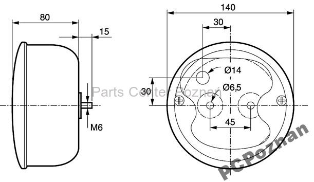 COVER LAMPS REAR PROSTOKATNY LEWY/PRAWY HELLA 9E photo 12 - milautoparts-fr.ukrlive.com