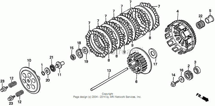 ROULEMENT BLOCAGE SILENCIEUX KOSZA ENSEMBLE D'EMBRAYAGE HONDA CR 250 86-07 photo 4 - milautoparts-fr.ukrlive.com