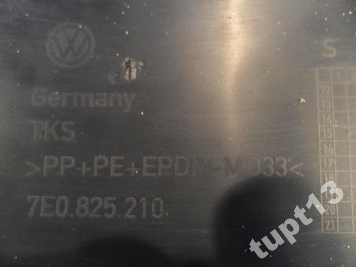 VW T5 RÉFECTION T6 2.0 TDI PROTECTION CHASSIS 7E0825210 photo 2 - milautoparts-fr.ukrlive.com