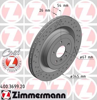 ZIMMERMANN DISCS REAR MERCEDES ML GL GLS 63 AMG photo 2 - milautoparts-fr.ukrlive.com