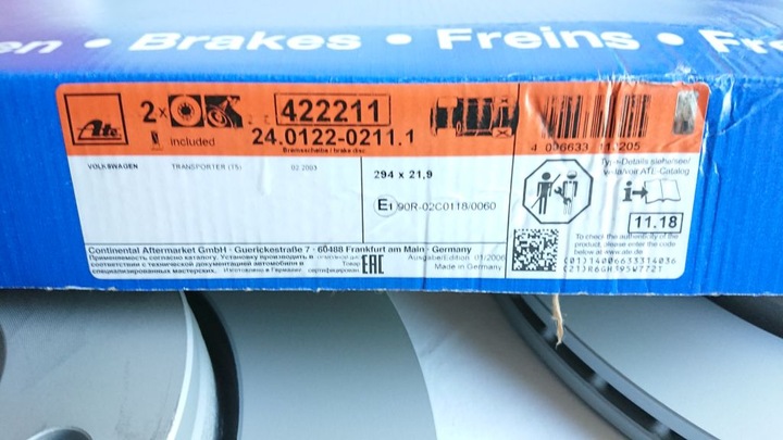 ATE 24.0122-0211.1 DISC BRAKE photo 5 - milautoparts-fr.ukrlive.com