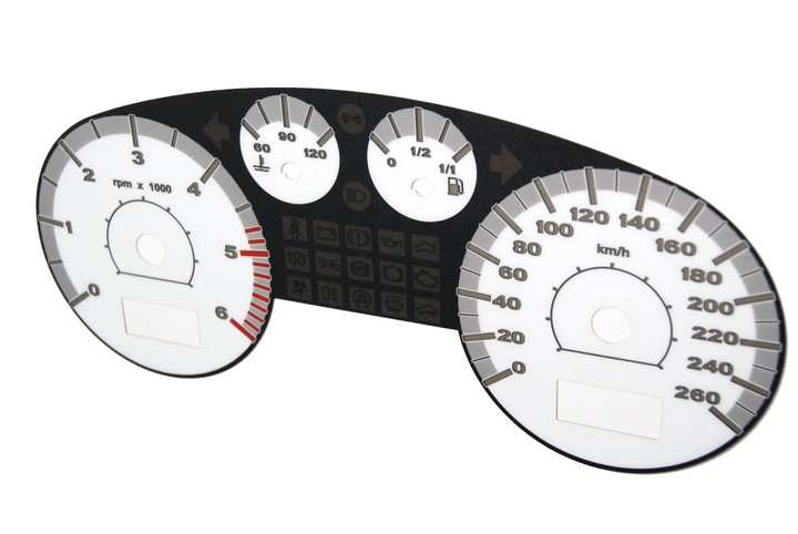 SEAT LEON TOLEDO 2 WHITE COLOR DISCS DASHBOARD AS CUPRA photo 1 - milautoparts-fr.ukrlive.com