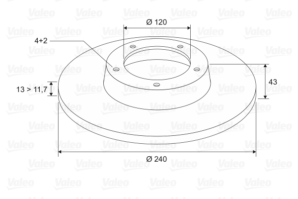 2 PCS. DISC BRAKE AUSTIN MAESTRO ROVER 100 photo 8 - milautoparts-fr.ukrlive.com