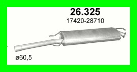 SILENCER CENTRAL TOYOTA RAV 4 26.325 photo 2 - milautoparts-fr.ukrlive.com