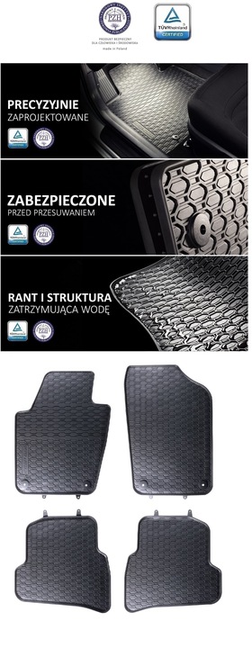 SEAT IBIZA V POLO V MATS RUBBER PLUNGERS GEYER photo 2 - milautoparts-fr.ukrlive.com