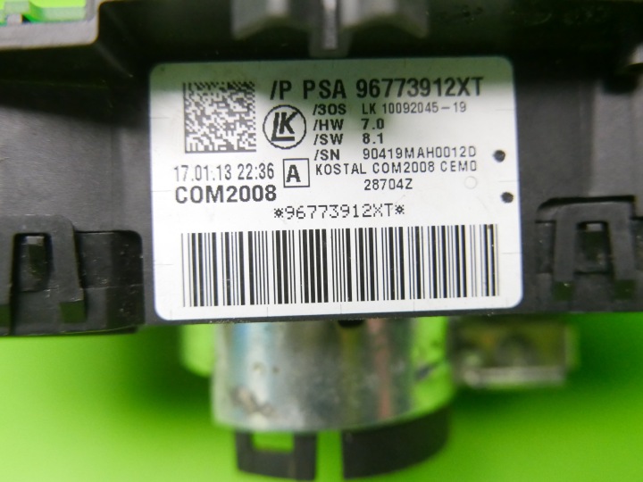 COMMUTATEUR COMPOSITE 96773912XT PEUGEOT 3008 I