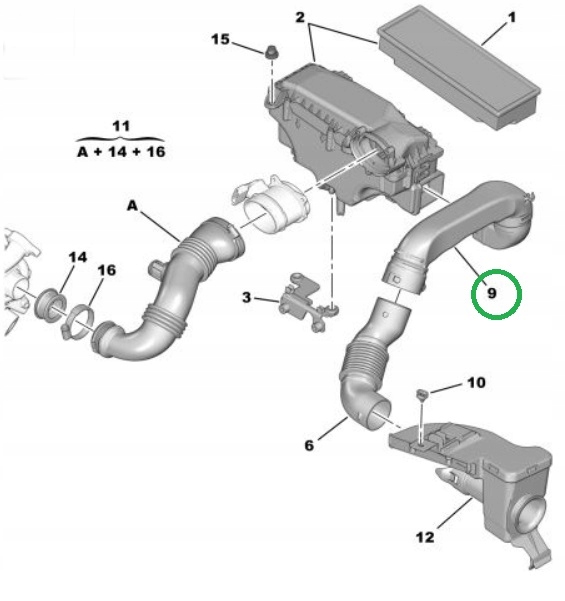 CITROEN WITH 1434C1 CABLE RADIATOR AIR photo 4 - milautoparts-fr.ukrlive.com