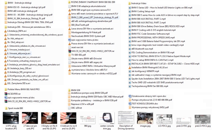 INTERFACE VERS BMW VERS INPA E46 E39 E60 E90 E53 3GB DONNÉES PELNA DIAGNOSTYKA