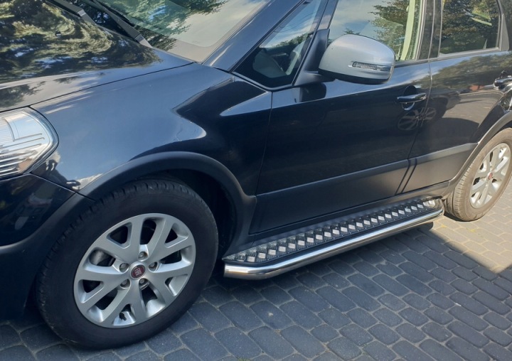 FORD RANGER VI 2023+ CANALISATIONS LATÉRAL MARCHES SEUILS CÔTÉS NOIR
