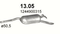 SILENCER END MERCEDES W124 C124 13.05 photo 1 - milautoparts-fr.ukrlive.com