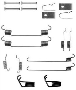 SPRINGS PADS BRAKE MAZDA 323 F BJ 1998-2004 SET ASSEMBLY photo 1 - milautoparts-fr.ukrlive.com