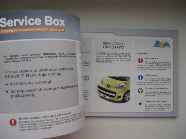 PEUGEOT 107 RÉFECTION 2008-2012 POLSKA INSTRUCTION DE SERVICE photo 3 - milautoparts-fr.ukrlive.com