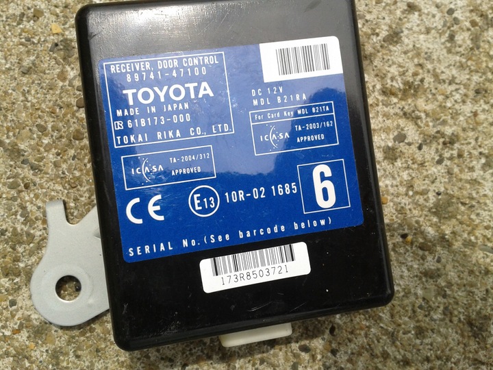 MODULE CONTROL UNIT TOYOTA PRIUS II 1.5 B 8974147100 photo 2 - milautoparts-fr.ukrlive.com