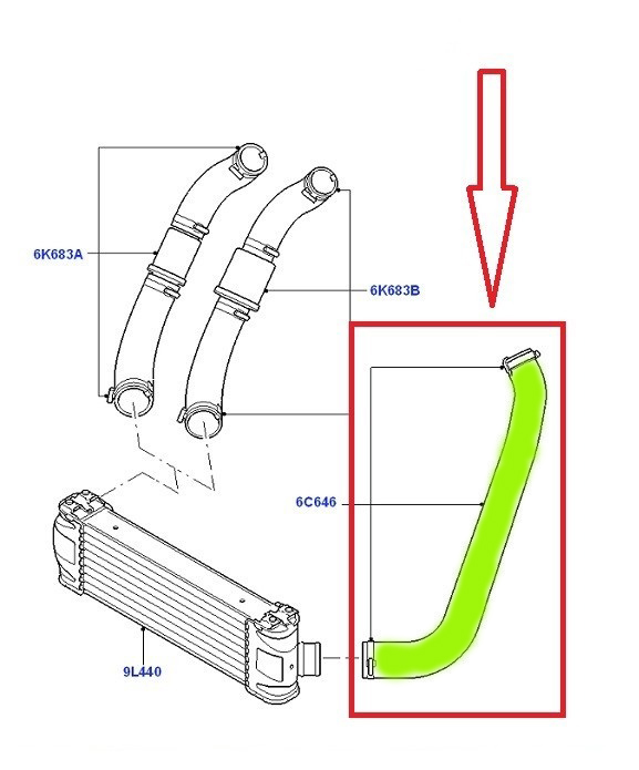 TUYAU BUSE TURBO INTERCOOLER FORD TRANSIT 2,4 TDCI photo 7 - milautoparts-fr.ukrlive.com