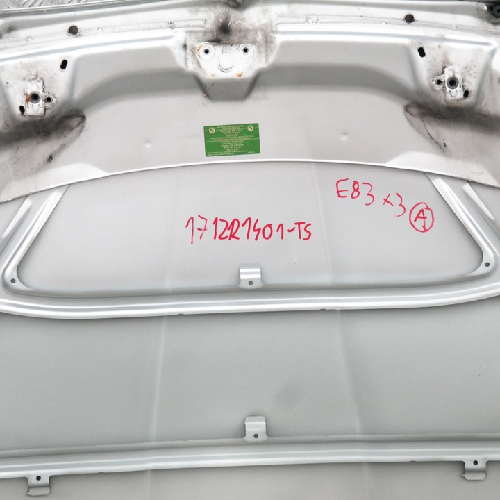 BMW E83 X3 HOOD COVERING ENGINE TITANSILBER 354 photo 14 - milautoparts-fr.ukrlive.com