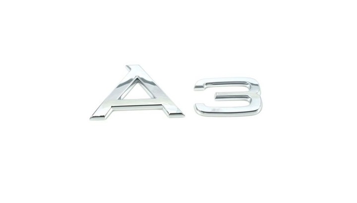 EMBLEM SIGN BOOTLID REAR AUDI A3 8P 8V ORIGINAL LOGO photo 1 - milautoparts-fr.ukrlive.com