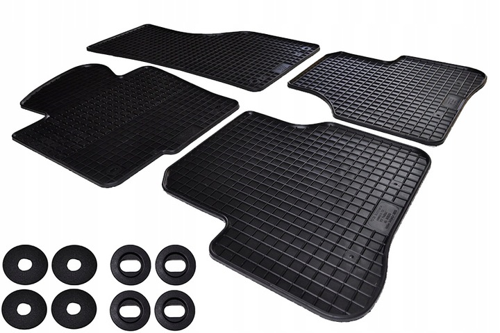 TAPIS GOMME POUR VW PASSAT B6 B7 CC (2005-2014) BEZZAPACHOWE + ARRÊTOIRS photo 5 - milautoparts-fr.ukrlive.com