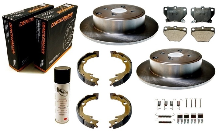 DISCS PADS TOYOTA YARIS I PRIUS I REAR 269MM photo 1 - milautoparts-fr.ukrlive.com