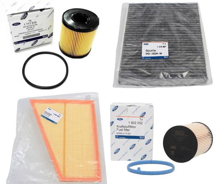 WITH FORD MONDEO MK4 SET FILTERS FOR 2012 2.0 TDCI photo 1 - milautoparts-fr.ukrlive.com