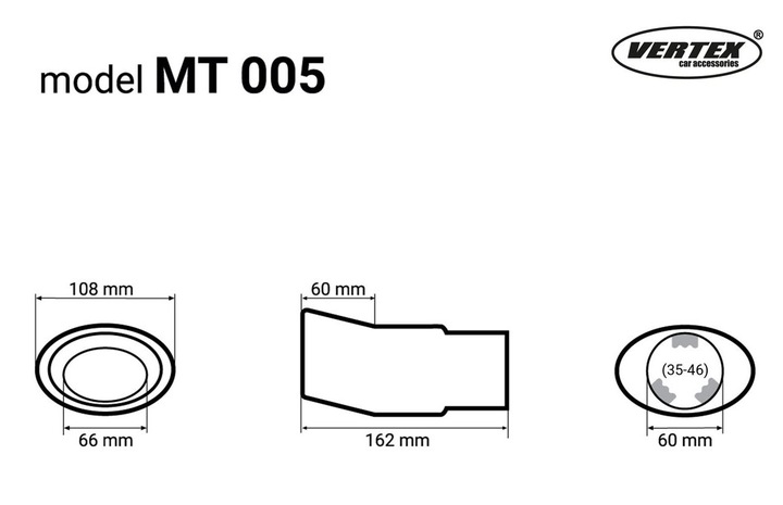 END EXHAUSTION DÉCOR SPORTS TYPE PRZYKRECANA SILENCER OVAL BIG WYGIETA photo 4 - milautoparts-fr.ukrlive.com