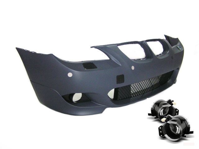 BUMPER M-PACKAGE BMW E60 03-07 FROM PARKTRONIC +SRA +HALOGEN photo 1 - milautoparts-fr.ukrlive.com