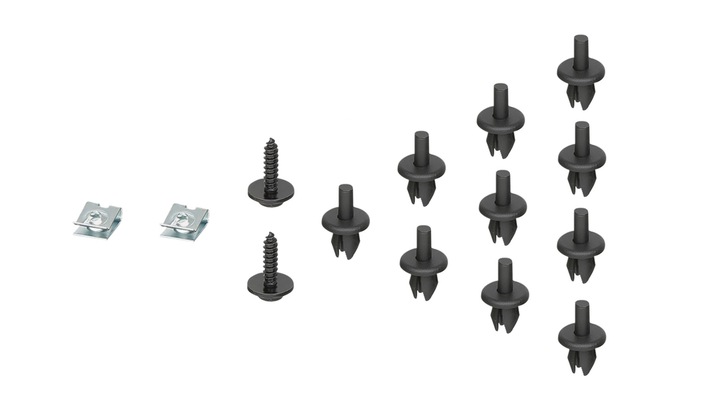 COMPLET CLIPS DE SUPPORT PARE-BOUES AGILA ASTRA F G photo 3 - milautoparts-fr.ukrlive.com