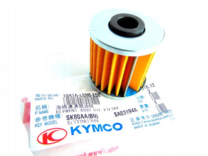 KYMCO 1541A-LEH6-E00 FILTRE HUILES XCITING 400 photo 1 - milautoparts-fr.ukrlive.com