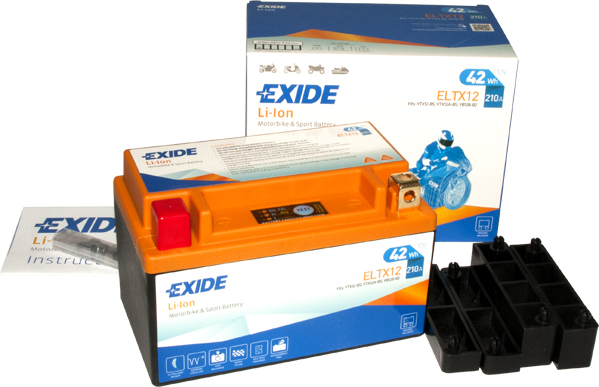 EXIDE ELTX12 42WH 12V L+ LI-ION LITOWY NON YTX12 photo 1 - milautoparts-fr.ukrlive.com