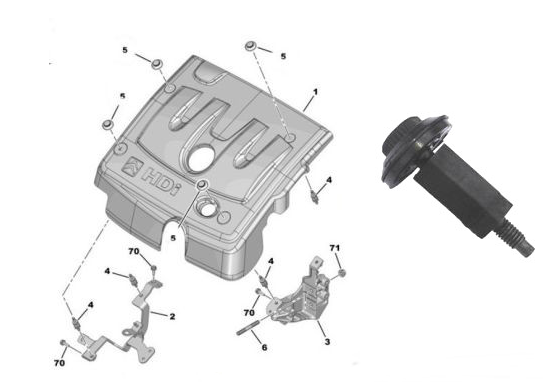 3RG 80203 PROTECTION ENGINE photo 1 - milautoparts-fr.ukrlive.com