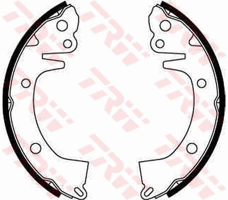 TRW BRAKE SHOES HYUNDAI PONY 1974-89 photo 1 - milautoparts-fr.ukrlive.com