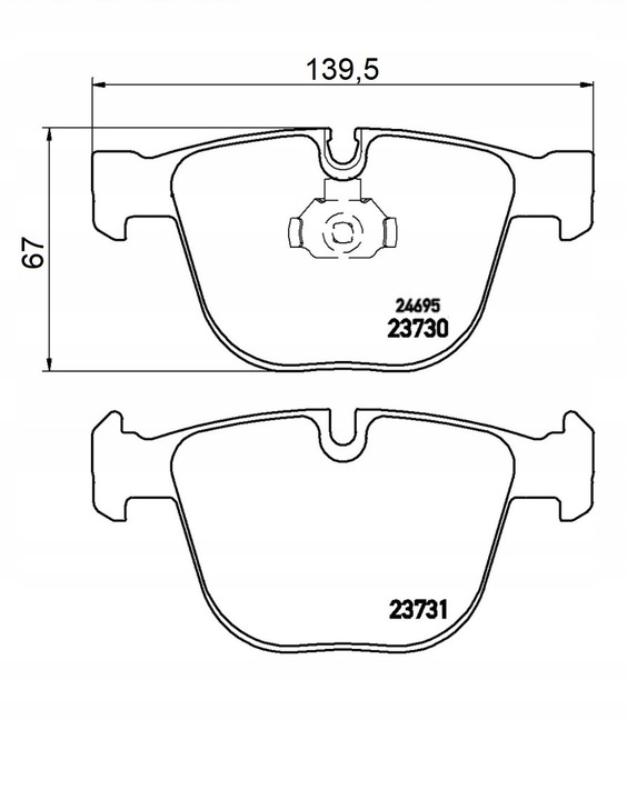 DISCS MIKODA 0463 PADS BMW X5 E70 REAR 345MM photo 3 - milautoparts-fr.ukrlive.com