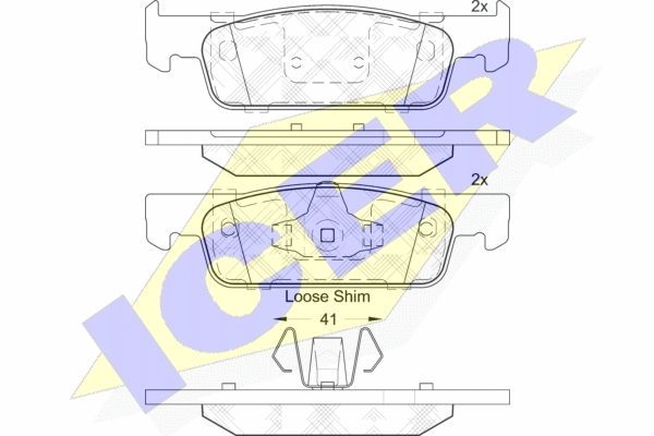 PADS BRAKE ICER DACIA SANDERO II FRONT photo 3 - milautoparts-fr.ukrlive.com