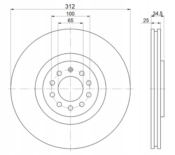 DISCS MIKODA 0264 GT PADS VW POLO (9N) 01R-12R FRONT 312MM photo 2 - milautoparts-fr.ukrlive.com