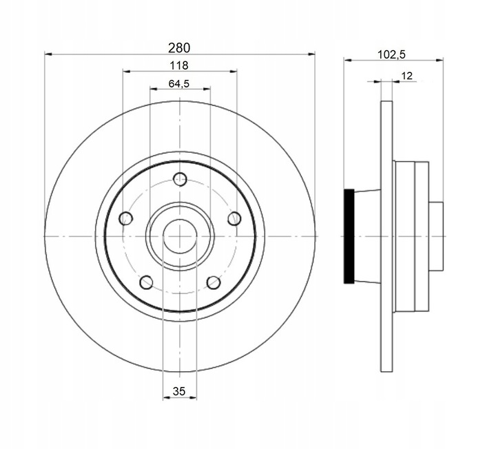 ATM MIKODA 1750L DISQUE DE FREIN photo 1 - milautoparts-fr.ukrlive.com