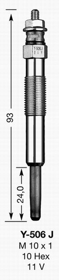 NGK BOUGIE ZAROWA NGK Y-506J photo 3 - milautoparts-fr.ukrlive.com