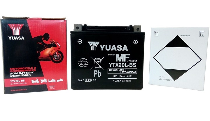 BATTERY YUASA YTX20L-BS INDIAN CHIEF 1800 VINTA photo 6 - milautoparts-fr.ukrlive.com