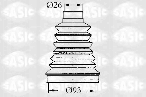 PROTECTION ARTICULATION SASIC 4003442 7701035317 RENAULT
