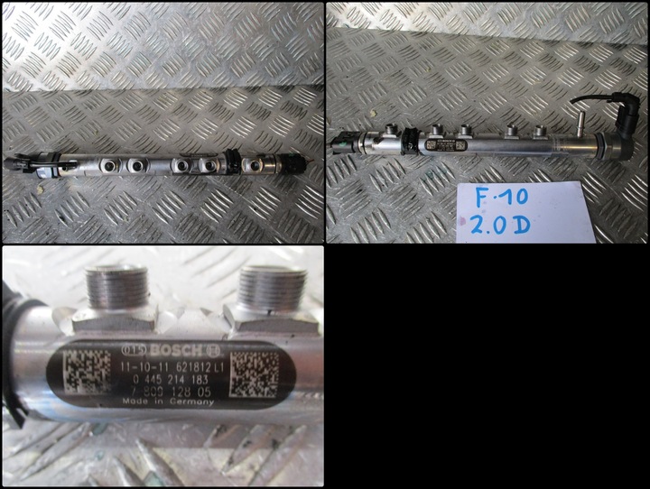 Топливная рампа bmw 5 f10 2, 0d 7809128, Цена